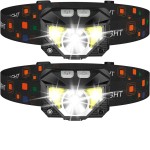 LED Headlamp Manufacturer - 8 Modes Waterproof 1200LM Motion Sensor for Camping Cycling Running