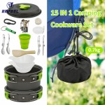 Camping Tableware Set Manufacturer - Pots Dishes Bowler Kitchen Equipment Gear Utensils for Hiking Picnic
