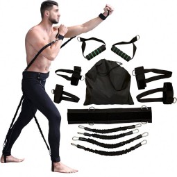 Power Exercise Sets Manufacturer - Custom Multi-Use Gym Equipment with Sleeved Resistance Bands for Boxing MMA