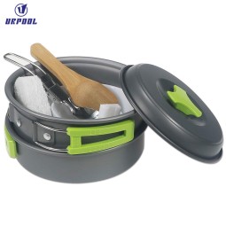 Camping Cookware Set Manufacturer - Aluminum Anodized Surface Induction Friendly Frying Pans for Cooking