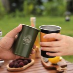Camping Mug Manufacturer - 2025 Hot Stainless Steel Portable Cup 350ML for Beer Tea Coffee