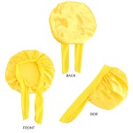 Toddler Satin Bonnet Manufacturer - Kids Silk Hair Cap Wide Elastic Tie Band Baby Girls Night Hats Sleeping Caps