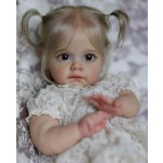 Reborn Baby Doll Manufacturer - 60cm Realistic Girl Handmade Open Eyes Advanced Painted Gift Set for Kids