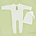 Mohair Baby Photography Props Manufacturer - Bodysuit Clothes Hat Romper Customized Photo Gifts Set for Boy Girl