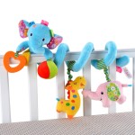 Baby Car Seat Toys Manufacturer - Plush Hanging Spiral Activity Toy Rattle for Stroller Crib Bar Bassinet Mobile