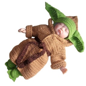 Baby Yoda Photo Prop Manufacturer - Crochet Cardigan Sweater Hat Paw Knit Handmade Costume for Infant Boy Girl Twins