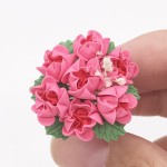 Dollhouse Toolbox Manufacturer - 1:12 Scale Wooden with Metal Tools Doll House Accessories for Miniature DIY