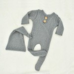 Mohair Baby Photography Props Manufacturer - Bodysuit Clothes Hat Romper Customized Photo Gifts Set for Boy Girl