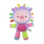 Baby Comfort Doll Manufacturer - Cartoon Animal Label Stuffed Pacify Toy Soothing Sensory Taggy Birthday Gift for Newborn