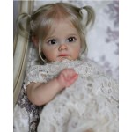 Reborn Baby Doll Manufacturer - 60cm Realistic Girl Handmade Open Eyes Advanced Painted Gift Set for Kids