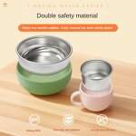 Tableware Set - 6-piece Silicone Stainless