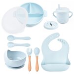 Baby Utensils Set - 10-piece Food Grade