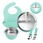 Feeding Set - 5-piece Silicone Stainless