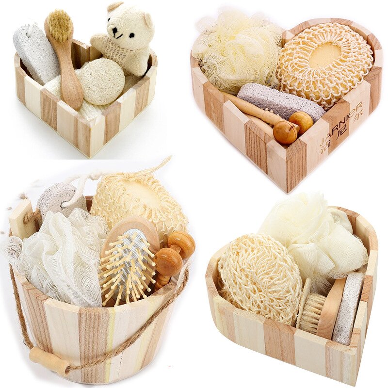 Spa Set Box - Natural Bath Accessories