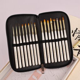 Nail Art Brush - 16pcs Professional Set
