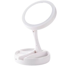 USB Makeup Mirror - Foldable Charging