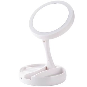 USB Makeup Mirror - Foldable Charging