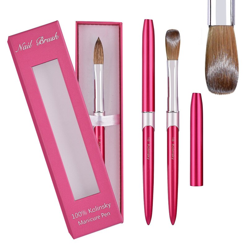 Nail Brush - 100% Kolinsky Acrylic