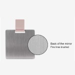 Metal Makeup Mirror - Ultra-thin Portable