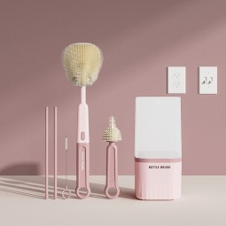 Automatic Bottle Brush Manufacturer - OEM Handheld Silicone Scrubber Set