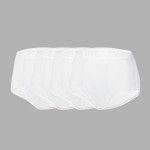 Disposable Cotton Panties Supplier - OEM High Rise Travel White 4pk