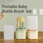 Travel Bottle Brush Set Supplier - OEM Portable Silicone Cleaner