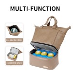 Quilted Mommy Bag Manufacturer - OEM Large Capacity Diaper Bag DIY