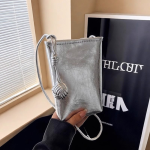 Men's Crossbody Phone Bag Supplier - OEM PU Magnetic Clasp Mini Bag