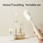 Baby Bottle Brush Supplier - OEM 360 Degree Silicone Anti-Colic