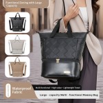 Quilted Diaper Tote Manufacturer - OEM Large Capacity Waterproof Mom Bag
