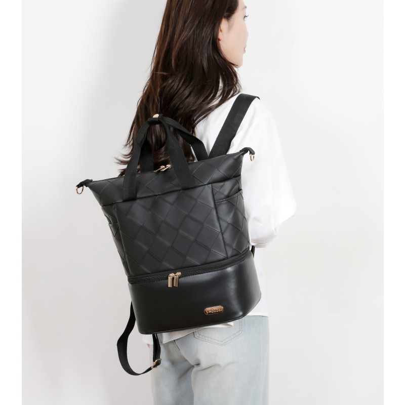 Quilted Diaper Tote Manufacturer - OEM Large Capacity Waterproof Mom Bag