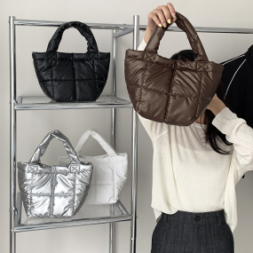 Women's Bucket Handbag Manufacturer - OEM Korean Style PU Zipper Bag