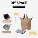 Quilted Mommy Bag Manufacturer - OEM Large Capacity Diaper Bag DIY