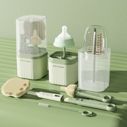 Travel Bottle Brush Set Supplier - OEM Portable Silicone Cleaner