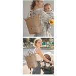 Quilted Maternity Backpack Supplier - OEM Waterproof Diaper Bag with Pocket