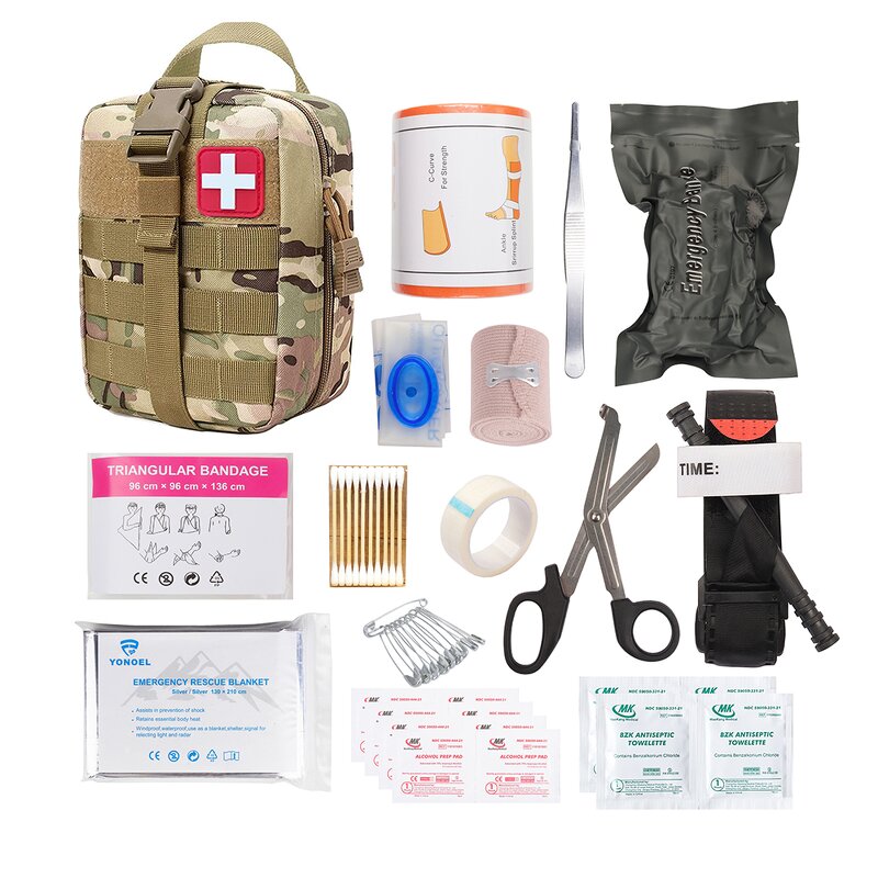 Survival First Aid Kit - Nylon Bag Compact