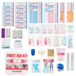 First Aid Kit Box - 50 Person Wall Mounted