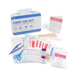 Metal First Aid Kit - 25 Person Basic