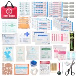 Medical First Aid Kit - 202 PCS Waterproof