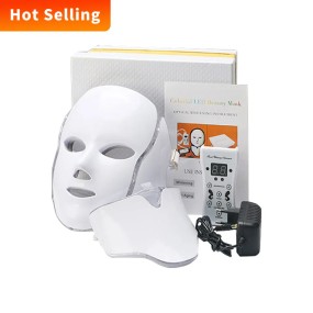 Wholesale LED Facial Masks OEM PDT Photon Light Therapy Facial Mask Beauty 7 Colors Led Light Facial Mask for Home Use