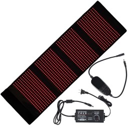 SGROW 960 Pcs LED红灯和1920 Pcs近红外光疗设备大靠垫，减肥镇痛面板