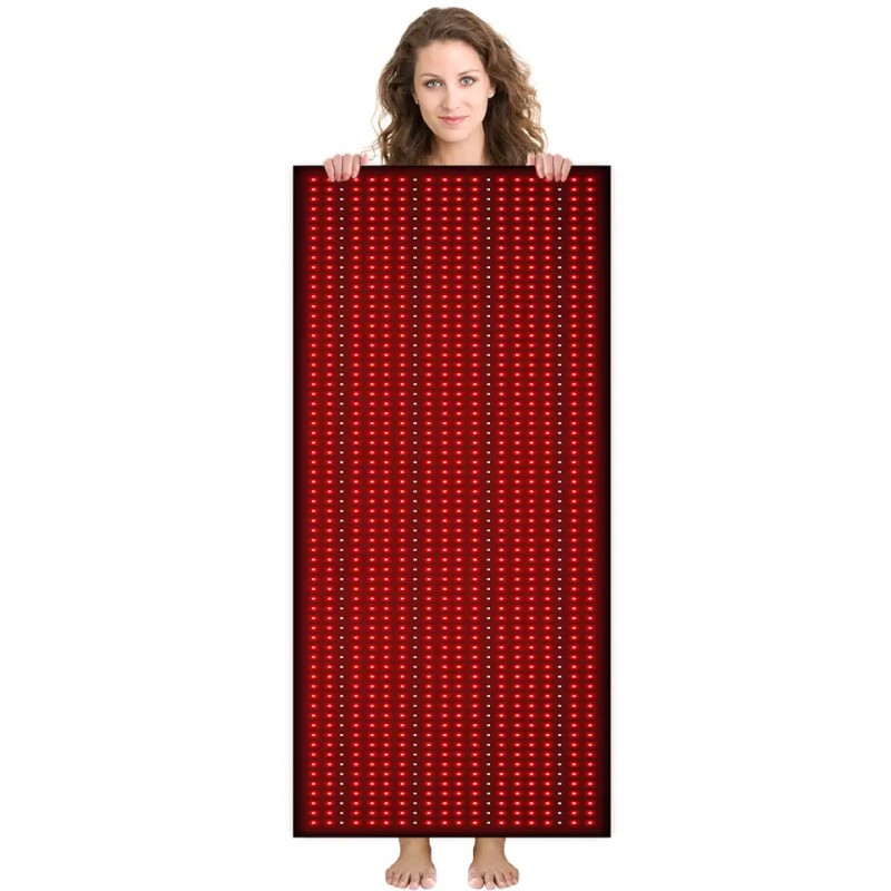 Super Large Folding 360W Red Light Therapy Full Body Blanket 660Nm 850Nm Led Red Light Therapy Blanket