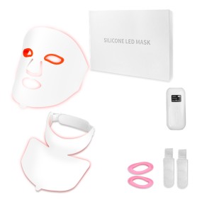 SGROW Wholesale Led Face Mask Red Light Therapy Facial Mask Home Use Led Silicone 7 Colors Light Phototherapy Face Mask