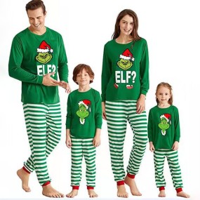 Family Pajamas - Green Stripe Matching