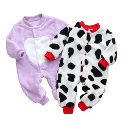 Baby Romper - Thickened Flannel Pajamas