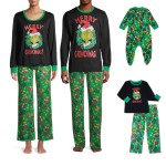 Christmas Pajama - Bear Checkered Set
