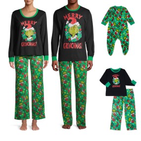 Christmas Pajama - Bear Checkered Set
