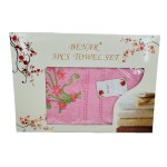 Towel Gift Set Supplier - OEM 3 in 1 Big Small Towel Set