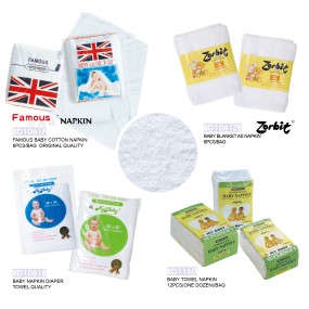 White Blankets Manufacturer - OEM Zorb Brand 6pcs Bag