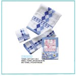 Towel Gift Set Supplier - OEM 3 in 1 Big Small Towel Set